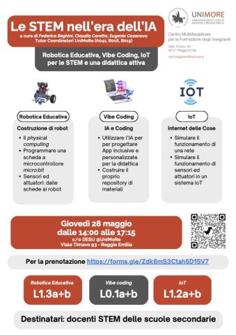 Workshop Le STEM nell'era dell'IA